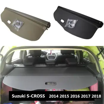 Na Aute Vzadu Kufor Security Shield Cargo Kryt Pre Suzuki S-CROSS 2014 2015 2016 2017 2018 Čierna Béžová Auto Príslušenstvo