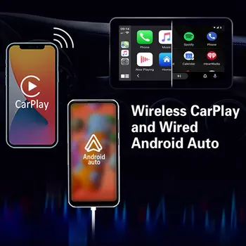 Carplay Ai Box Android Auto Multimediálny Prehrávač Novej Verzii 4+32 g Zrkadlo Bezdrôtové spojenie (wireless Link Pre Apple Carplayes Android Automatické Tv Box