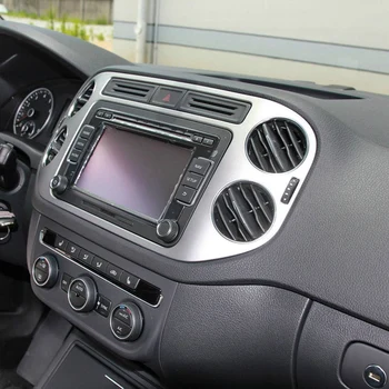 1 KS Auto Prístrojový Panel, klimatizácia, Ventilačné Mriežky, Náhradné Diely Pre VW Tiguan 2013-2016
