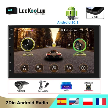 LeeKooLuu 2 Din autorádia Android 10.1 Multimediálny Prehrávač, GPS Navigáciu Pre Nissan Qashqai 2007 2008 2009 2010 2011 2012 2013