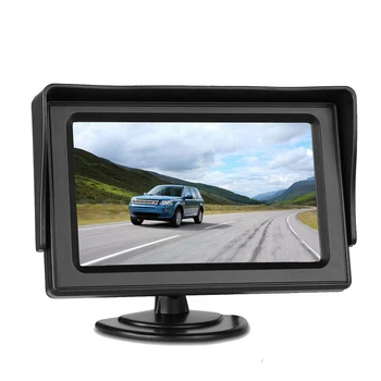 HD 4.3 Palcový Auto Sledovať Digitálne Obrazovky Široký Napätie Ploche Auta Špeciálne Monitor LCD Displej Zadnej strane Monitora Auto Príslušenstvo