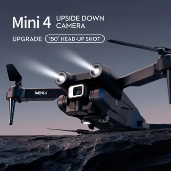 Mini 4 Dual Camera Drone 2,4 ghz Wifi Fpv Prekážkou Vyhýbanie Stanovená Výška Štyri Osi Skladacie Diaľkové Ovládanie Vrtuľníku Hračka