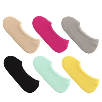 2022 Ponožky Letné Dieťa Neviditeľné Plytké Super Elstic Krátke Loď Ponožky Candy Farby pre Dievčatá