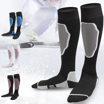 Lyžiarske ponožky pánske outdoorové rýchle sušenie horolezectvo ponožky pribrala zime teplý uterák spodnej dámske športové ponožky dlho vysoký