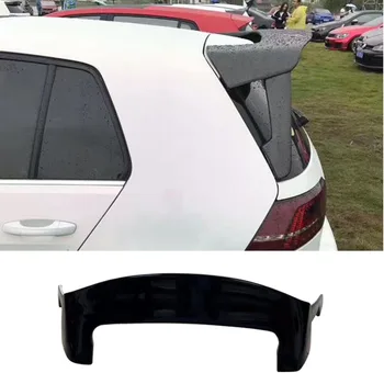 ABS Lesklý Čierny Zadné Krídlo Strane Spojler Pery pre Volkswagen Golf 7 MK7 2014-2017