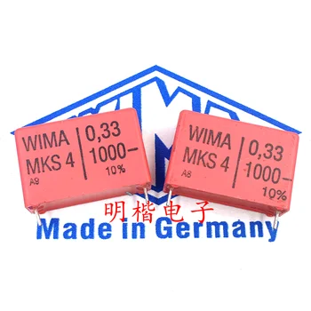 10pcs/30pcs WIMA Nemecko Kondenzátor MKS4 1000V 0.33 UF 1000V334 330NF Ihrisku 27.5 mm
