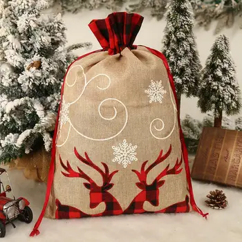 Skvelé Vrecoviny Viacúčelový Super Veľký Vianočný Darček Cukríky Skladovanie Taška Strana Navrhne Vianočné Cukrovinky Taška Vianočné Cukrovinky Taška