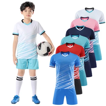 Zadarmo ponožky Futbal tričko Vlastné Deti Futbal súpravy na futbal, jednotné Chlapci Futbal dres futbal Deti Jersey Šport set s ponožky