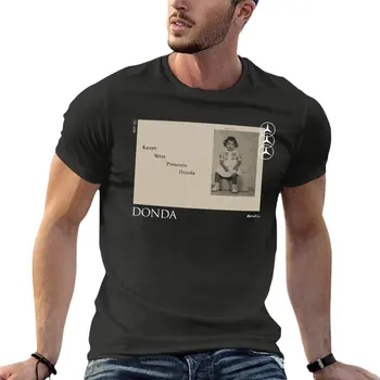 Kanye West Donda Rap, Hip Hop Nadrozmerná T-Shirts Osobné Pánske Oblečenie Krátky Rukáv Streetwear Veľké Veľkosti Top Čaj