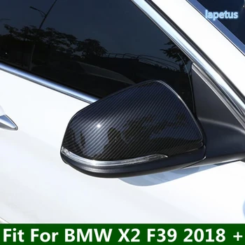 Lapetus Spätné Ochrany, zálohovať Zrkadlá Bočné Zrkadlo Pokrytie Trim 2 Ks vhodné Na BMW X2 F39 2018 - 2021 ABS Vonkajšie Príslušenstvo