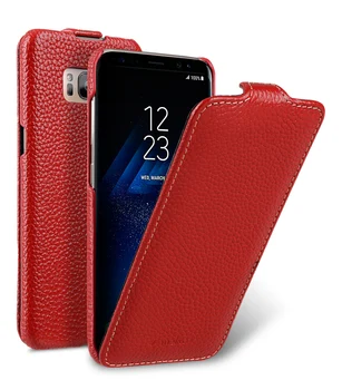 2020 Nové Obchodné Vyklápací Kryt Pre Samsung S8 Skutočné Skutočné Úplné Zrna Kožené Cowhide Telefón Prípade Tašky Pre Samsung Galaxy S8 Plus