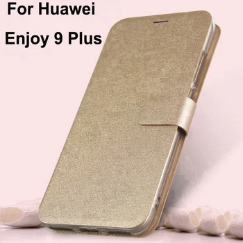 Pre Huawei Vychutnať 9 Plus Prípade PU kožené Sillcon prípade coque flip Magnetickým Uzáverom zadný Kryt Pre Užite si 9plus JKM-AL00A shell
