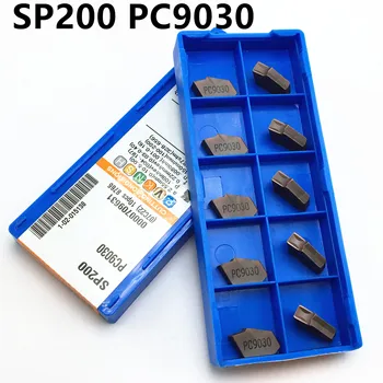 10PCS SP200 PC9030 Vložiť Karbidu ZQ2020 Nástroj ZQ2525 Otvoru Držiaka Nástroja Sústruh Nástroj Nôž Oddelenie a Drážkovanie Čepeľ
