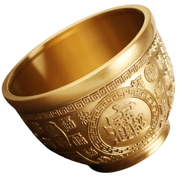 Misa Poklad Povodí Mosadz Ponúka Dekorácie Čínsky Fortunemoney Bohatstvo, Zlaté, Medené Vody Porsperity Centerpieces Tabledecor