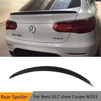 Carbon Fiber Zadný Spojler pre Mercedes Benz GLC Trieda Coupé W253 C253 GLC250 GLC300 GLC350 2016 - 2019 Zadný Kufor Krídlo