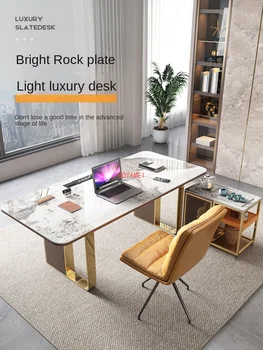 Taliansky ľahké luxusné rock rada písací stôl moderný jednoduchý malý rodinný kancelárii doma počítač, písací stôl štúdia nábytok stôl